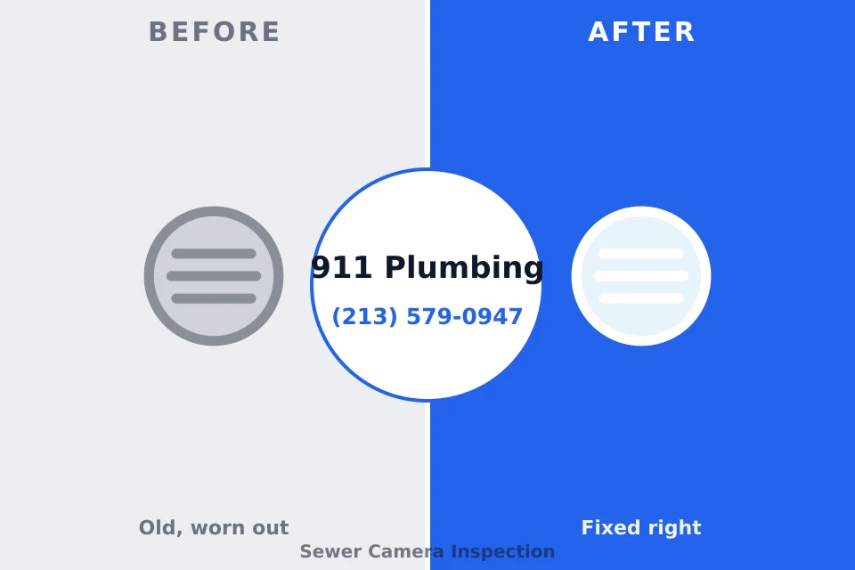 Before and after: plumbing company Bradfordville, FL